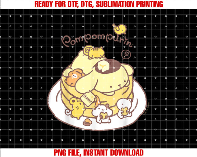 Pompompurin Pancake Friends Tee T-shirt