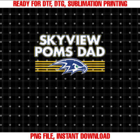 Poms Dad Wear T-shirt
