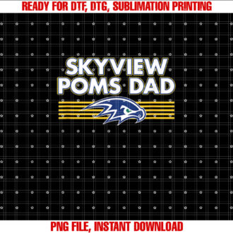 Poms Dad Wear T-shirt