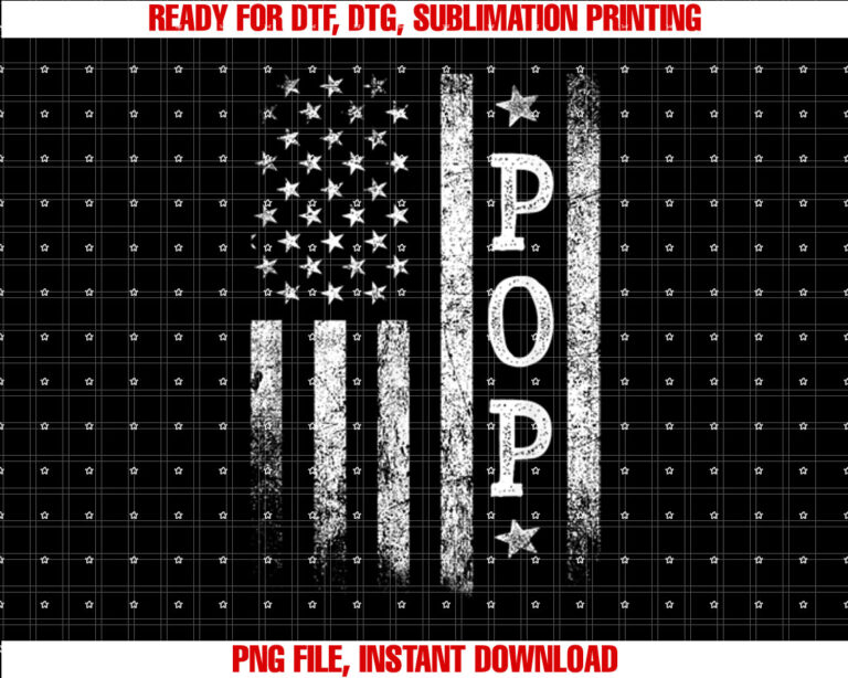 Pop American Flag Pop Gifts Patriotic Fathers Day T-shirt