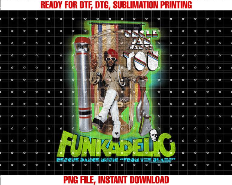 Popfunk George Clinton Uncle Jam T-shirt