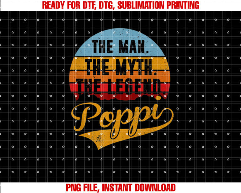 Poppi The Man The Myth The Legend T-shirt