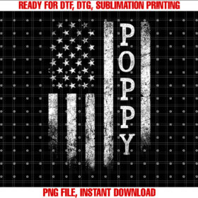 Poppy American Flag Poppy Gifts Patriotic Fathers Day T-shirt