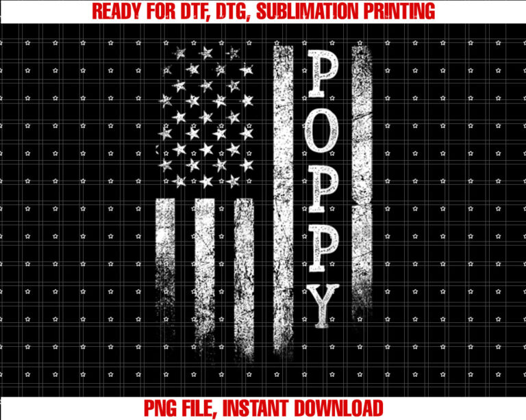 Poppy American Flag Poppy Gifts Patriotic Fathers Day T-shirt