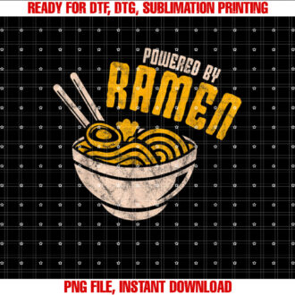 Powered By Ramen Japanese Love Anime Noodles T-shirt