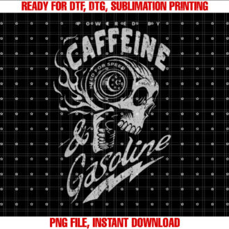Powered by Caffeine and Gasoline T-shirt