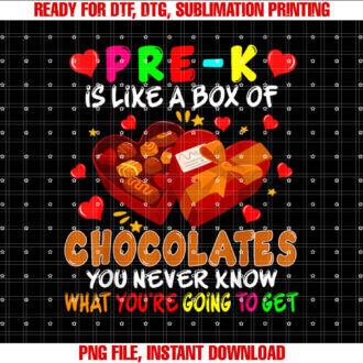 PreK Funny Box Of Chocolates Valentines Day Teacher T-shirt