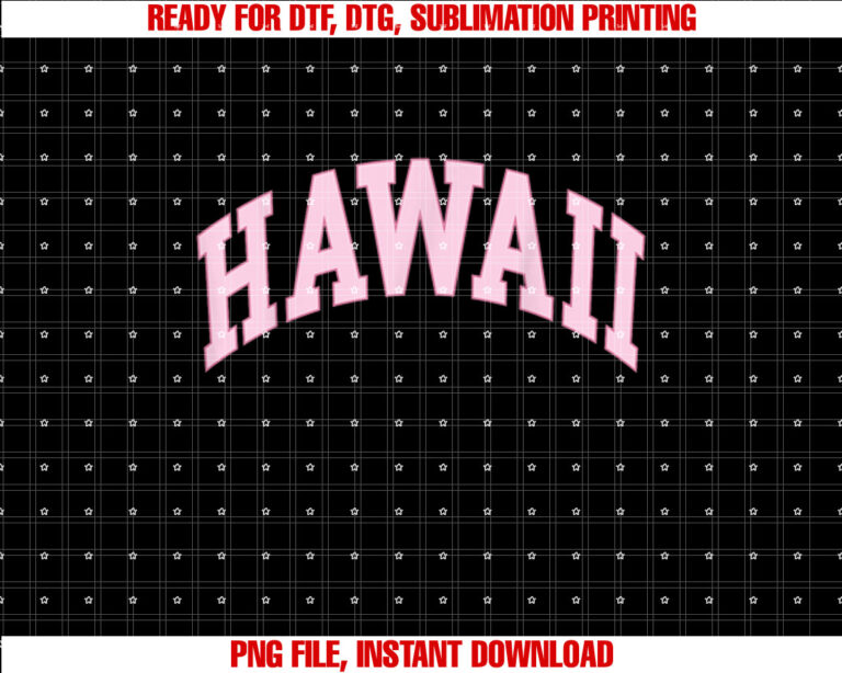 Preppy Pink Hawaii Honolulu Beach T-shirt