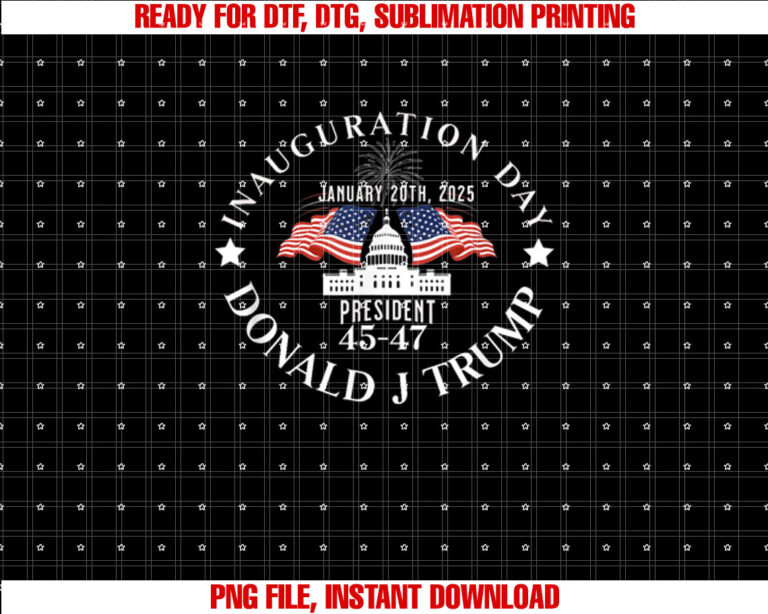 President Donald Trump Inauguration Day 2025 Memorabilia T-shirt