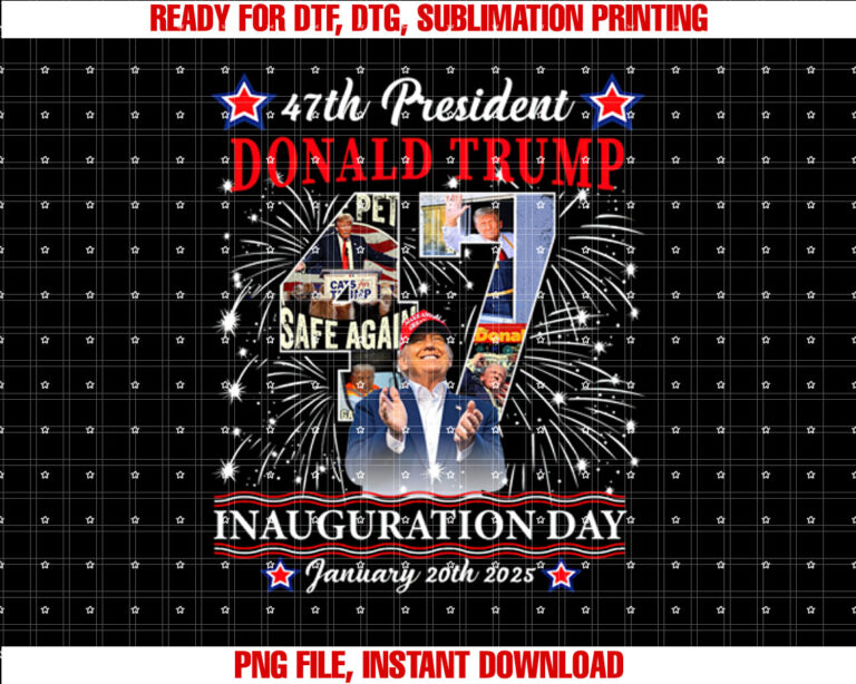 President Donald Trump Inauguration Day 2025 Memorabilia Fla Sweat T-shirt