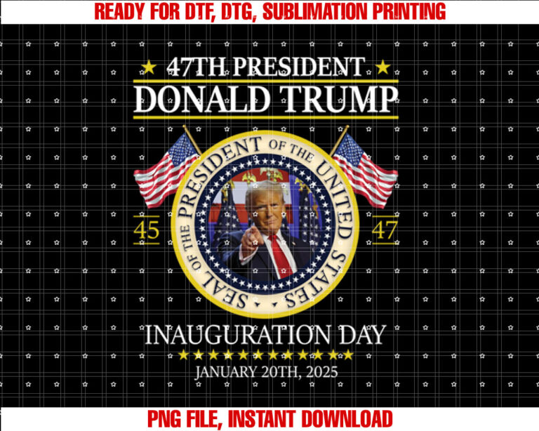 President Donald Trump Inauguration Day 2025 Memorabilia T-shirt