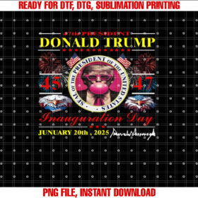 President Donald Trump Inauguration Day 2025 Memorabilia T-shirt