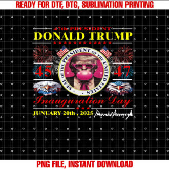 President Donald Trump Inauguration Day 2025 Memorabilia T-shirt