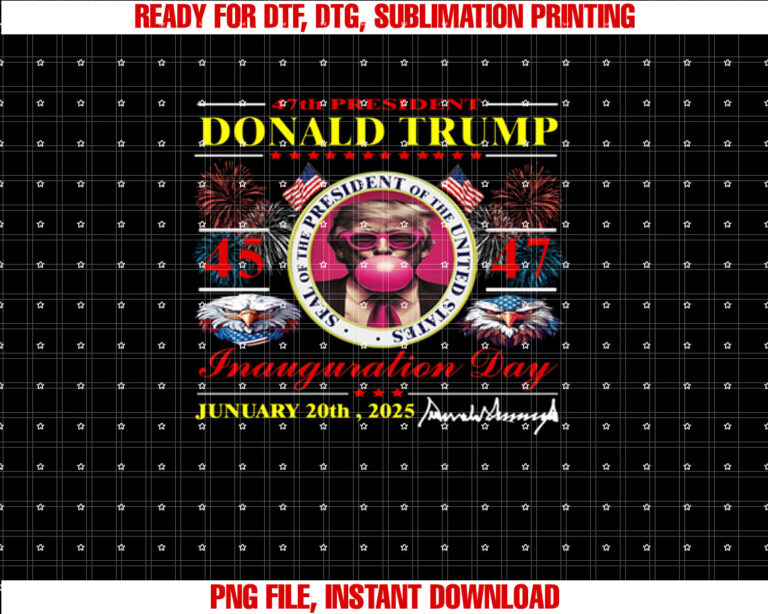 President Donald Trump Inauguration Day 2025 Memorabilia T-shirt