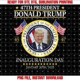 President Donald Trump Inauguration Day 2025 On Back T-shirt