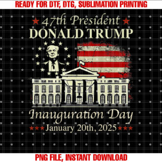 President Donald Trump Inauguration Day 2025 US Flag ON BACK T-shirt