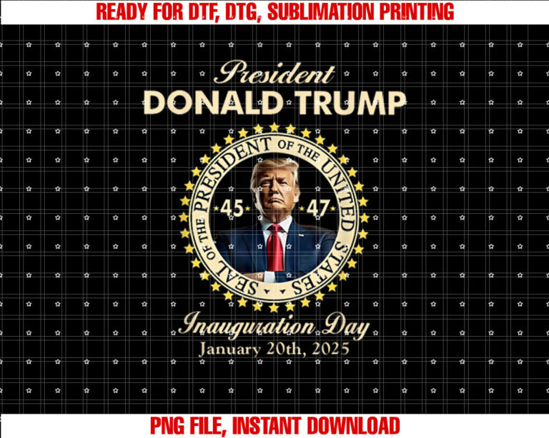 President Donald Trump Inauguration Day January 20th 2025 T-shirt