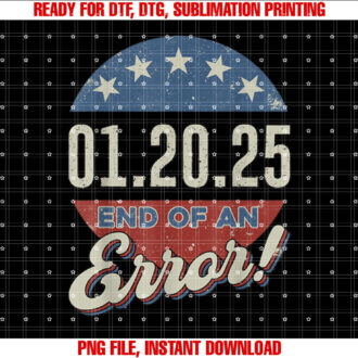 President Inauguration Day 2025 America The End of an Error T-shirt