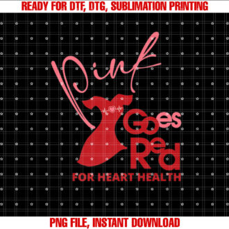 Pretty AKA Pink Goes Red For Heart Health An AKA Inspired T-shirt