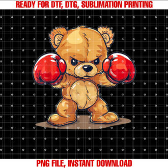 Pretty funny Teddy bear costume for boxing lovers T-shirt