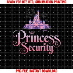 Princess Security Costume Cute Princess Girls Birthday T-shirt