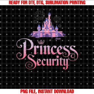 Princess Security Costume Cute Princess Girls Birthday T-shirt