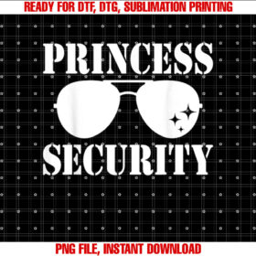 Princess Security Halloween Costume Dad Mom Boy T-shirt