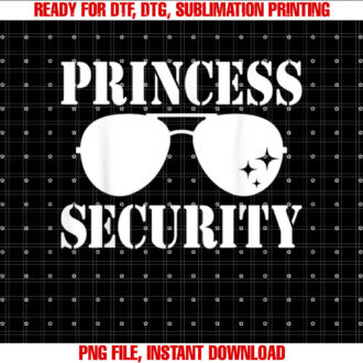 Princess Security Halloween Costume Dad Mom Boy T-shirt