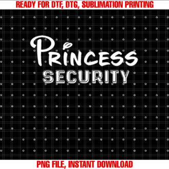 Princess Security Squad Birthday Halloween Party Funny T-shirt