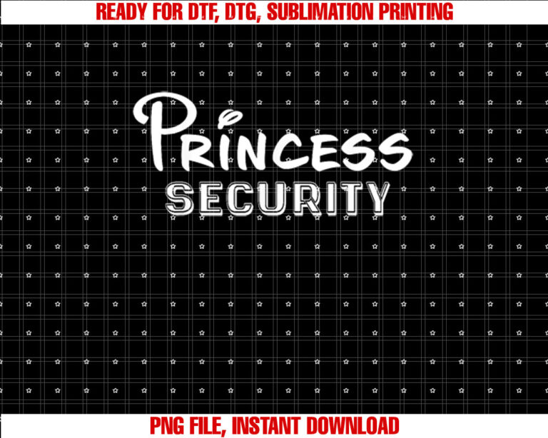 Princess Security Squad Birthday Halloween Party Funny T-shirt