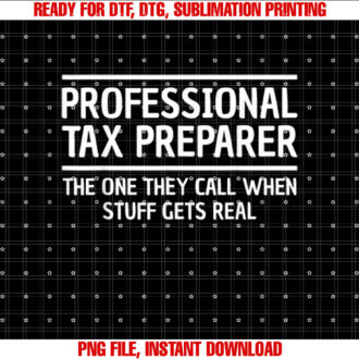 Professional Tax Preparer Tax Season Tax Day Accountant T-shirt