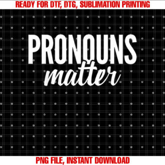 Pronouns Matter Nonbinary Support T-shirt