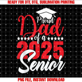 Proud Dad Of A 2025 Senior Dad Class Of 2025 Graduation T-shirt