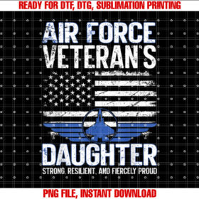 Proud Daughter of a Air Force Veteran Daughter Veterans Day T-shirt