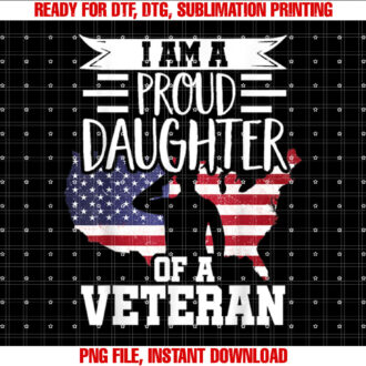 Proud Daughter Veteran Nothing Scares Patriotic Veterans Day T-shirt