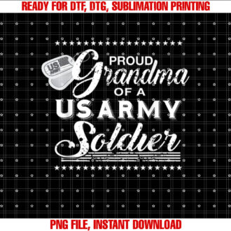 Proud Grandma of a US Army Soldier T-shirt