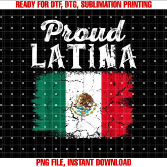Proud Latina Mexico Hispanic Heritage Month Mexican Flag T-shirt