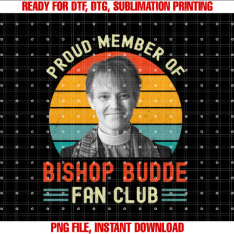 Proud Member Of Bishop Budde Fan Club Vintage US Flag T-shirt