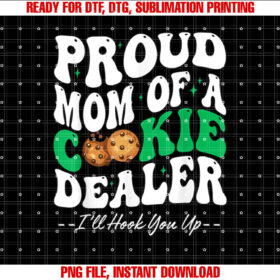Proud Mom of a Cookie Dealer Scout Troop Scouting Girls T-shirt