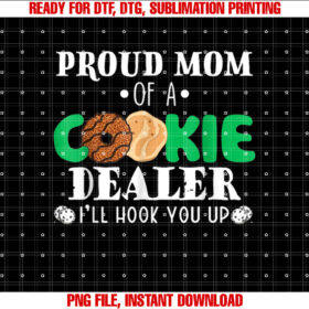 Proud Mom of a Cookie Dealer Troop Leader Birthday Party T-shirt