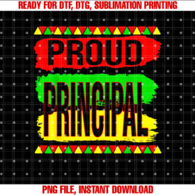 Proud Principal Cool History Month Pride African Gifts T-shirt