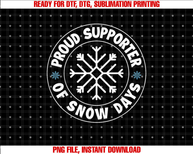 Proud Supporter Of Snow Days Funny Christmas Teacher Life T-shirt