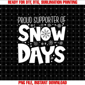 Proud Supporter of Snow Days Teacher Christmas T-shirt