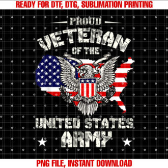 Proud Veteran of the US Army USA Flag Soldier Veteran T-shirt