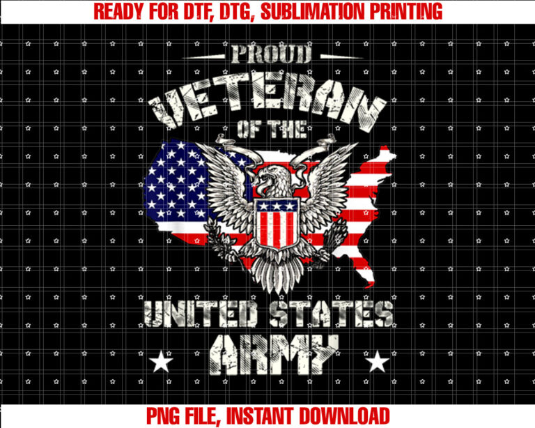 Proud Veteran of the US Army USA Flag Soldier Veteran T-shirt