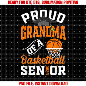 Proud Grandma of a Basketball Senior Class of 2025 Graduate T-shirt