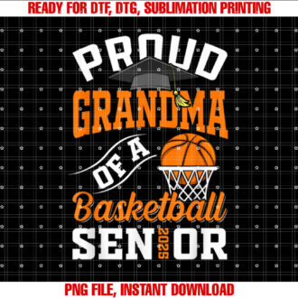 Proud grandma of a basketball Senior class of 2025 graduate T-shirt