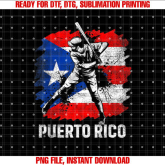 Puerto Rican Baseball Player Puerto Rico Flag Baseball Fans T-shirt
