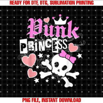 Punk Princess Emo Skater Rocker Rebel T-shirt