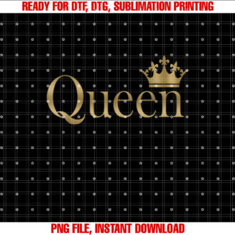 Queen Golden Crown Birthday T-shirt